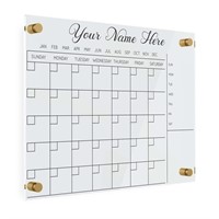 Personalized Acrylic Calendar for Wall - Ships Nex