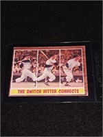 1962 Topps Mickey Mantle The Switch Hitter Connect