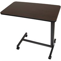 $65  Roscoe Medical Overbed Table - Brown