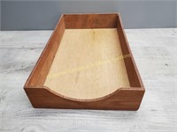 Wood Paper Tray / In - Out Box