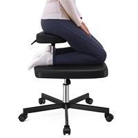 LHOOCX Cross Legged Chair, Height-Adjustable Kneel