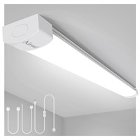 Utility LED Shop Light Fixture 4FT Plug in Ceiling