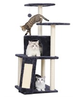 KSIIA Cat Tree for Indoor Cats 43 Inch Tall Cat Cl
