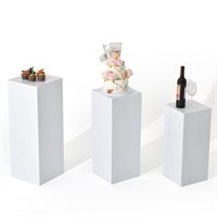 Vincidern 3PCs Metal Display Pedestal Stand for Pa