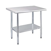 Profeeshaw Stainless Steel Prep Table NSF Commerci