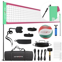 IZZYSPORTS Professional Volleyball Net Set - Easy