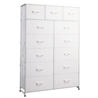 WLIVE Tall Dresser for Bedroom with 13 Drawers, St