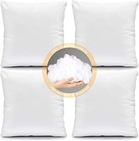Fixwal Throw Pillow Inserts Set of 4, 18 x 18 Inch