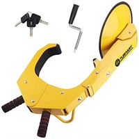 TURNART Wheel Lock Clamp Upgraded Dual Lock Adjust