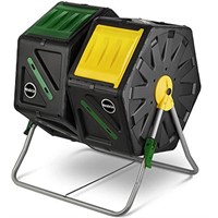 Dual Chamber Compost Tumbler – Easy-Turn, Fast-Wor