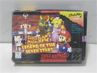 Empty Super Mario RPG SNES Video Game Box