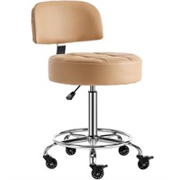 CoVibrant Lockable Stool with Back and Foot Rest E