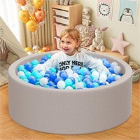 TELER Foam Ball Pit, Large 40"×12" Ball Pit for To