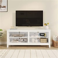 Panana TV Stand, Classic 4 Cubby TV Stand for 60 i