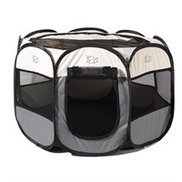 Pop Up Dog Playpen,Removable Zipper Top and Bottom
