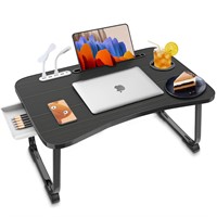 Fayquaze Portable Foldable Laptop Bed Table with U
