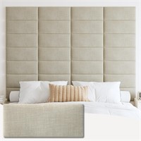 IFNOW Upholstered Wall Mounted Headboard, 3D Sound