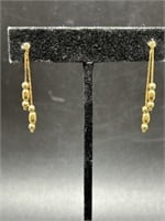 14K Gold Earrings Total Wt. 2.2g