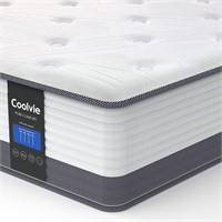 Coolvie 10 Inch Full Size Mattress, Full Hybrid Ma