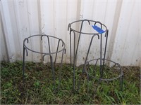 3 Metal Ring Plant Support Plant Stands