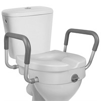 RMS Raised Toilet Seat - 5 Inch Elevated Riser wit