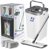 X3 Mop, Separates Dirty and Clean Water, 3-Chamber