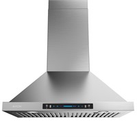 IKTCH 36-inch Wall Mount Range Hood 900 CFM Ducted