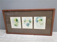 3 Picture Framed Print
