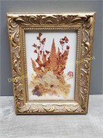 Frame with Leaf Art Flowers