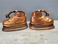 Bronzed Baby Shoe Bookends
