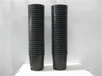 Fifty Six 8.5" Black Plastic Potters