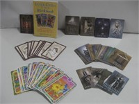 Various Tarot Cards & Tarot Card Books See Info