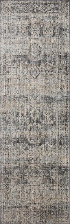 Graphite/Jade 2'-7" x 8'-0" Runner Rug Loloi Jean