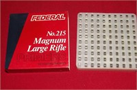 BOX /100-FED - NO 215  MAGNUM LARGE RIFLE PRIMERS