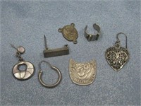 Sterling Silver Jewelry Pieces/ Lot Hallmarked