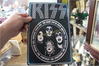 KISS METAL SIGN