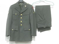 WWII U.S. Army Uniform Missing Buttons