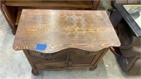 Antique wash stand 32.5”x 19” x 27”