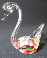 GLASS SWAN