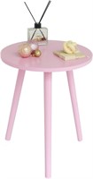 $32  AWASEN Round Table  16'D x 19.5'H  Pink