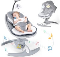 $106  Electric Baby Swing  3 Speeds  Gray