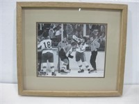 15"x 13" Framed Original Hockey Photo