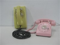 Two Vtg Rotary Phones Untested See Info