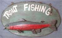 TROUT FISHING SIGN