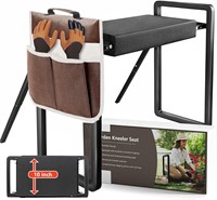 $54  Garden Kneeler and Seat with Tool Pouch  Blac