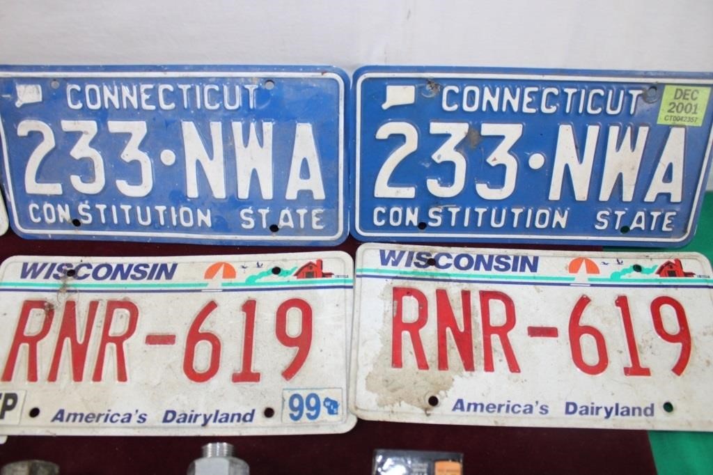 Matching Licence Plate Sets & More