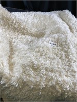 Fuzzy Cream Colored Rug - Shag 4ft x 6ft