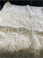 Another Cream Shag Rug - Matches Larger Rug -