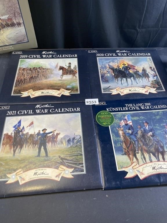 Civil War Calendars w/ Nice Artwork 2010 & More