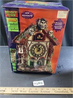 Lemax Spooky Town Haunted Clock